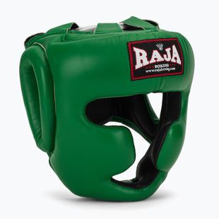 Casco RAJA BOXING in vera pelle verde