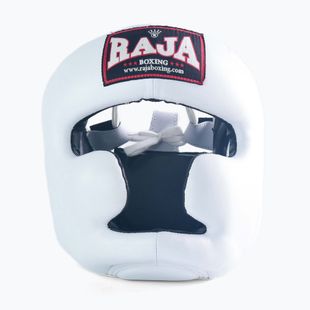 Casco RAJA BOXING in vera pelle bianco