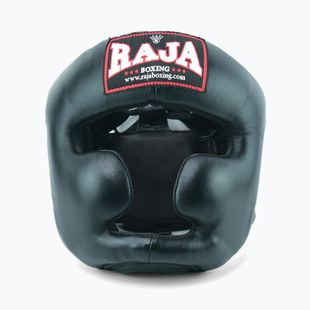 RAJA BOXING Casco da boxe nero semipelle