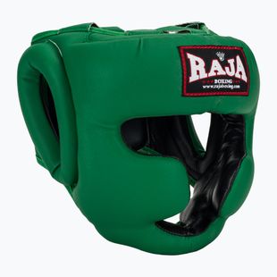 RAJA BOXING Casco da boxe verde semipelle