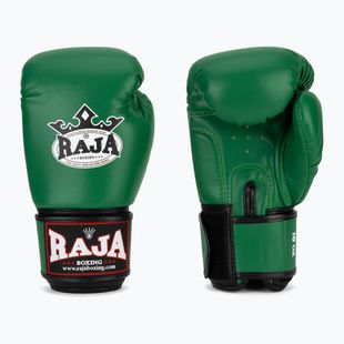 Guantoni da boxe RAJA BOXING Single Semi Leather green