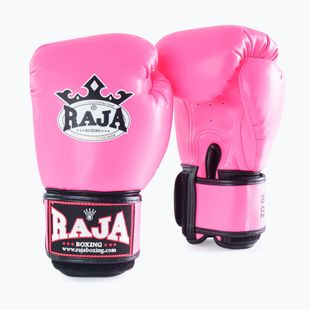 Guantoni da boxe RAJA BOXING Single Semi Leather pink