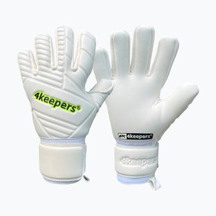 Guanti da portiere per bambini 4keepers Retro 42 NC Jr bianco
