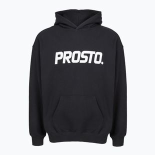 Felpa con cappuccio PROSTO Biolog da uomo, nero