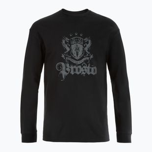 PROSTO Crest a maniche lunghe da uomo, nero