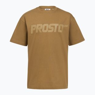 T-shirt da uomo PROSTO Big Logo cinnamon beige