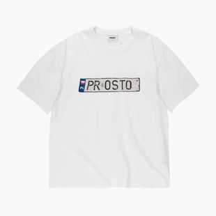 T-shirt da uomo PROSTO Plates white