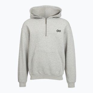 Felpa da uomo PROSTO Hoodie Half Zip Big Log Infinity grey/melange