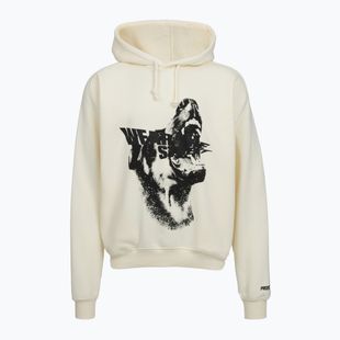 Felpa da uomo PROSTO Hoodie Bark off white