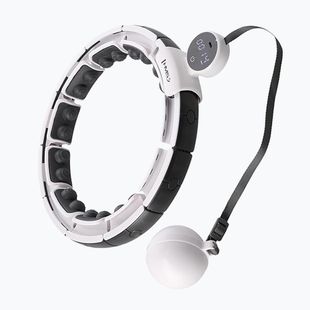 Hula hop con peso e contatore HMS HHM16 bianco
