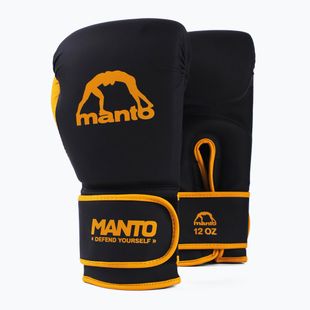 MANTO Guanti da boxe neri essenziali