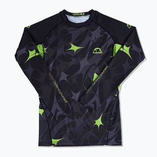 MANTO Rashguard a maniche lunghe da uomo Terra nero