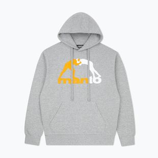 Felpa da uomo MANTO Logo Hoody grigia