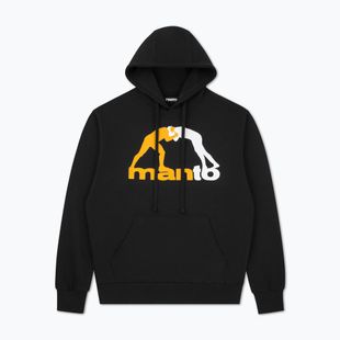Felpa da uomo MANTO Logo Hoody nero