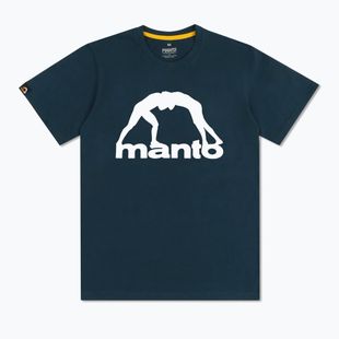 Maglietta da uomo MANTO Vibe 25 blu/navy bianco