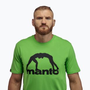 Maglietta da uomo MANTO Vibe 25 verde neon/riflettente