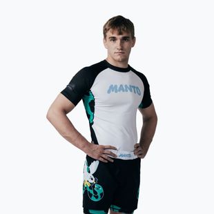 Rashguard da uomo MANTO Dove nero