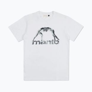 MANTO Metal - T-shirt bianca