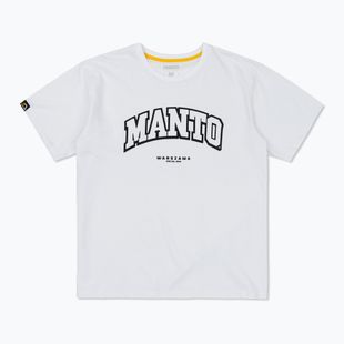 MANTO Warsaw - T-shirt oversize bianca