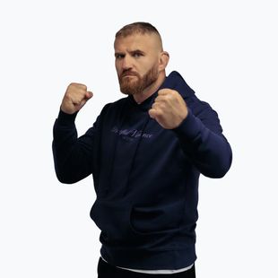 Felpa da uomo MANTO Peaceful Violence Hoody blu navy