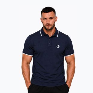 Polo uomo Octagon Legion Tipped Small Logo 3D Polo dark navy