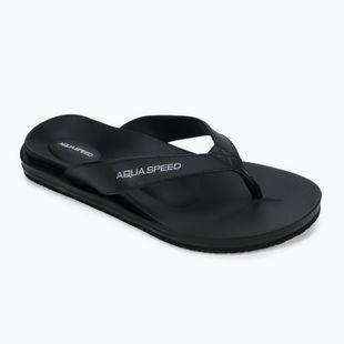 AQUA-SPEED Solea infradito da donna nero