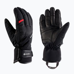 Guanti da sci da uomo Viking Branson GTX black/red