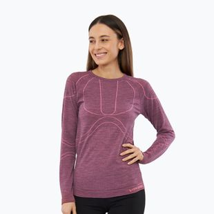 Maglia termica da donna Viking Lan Pro claret/light pink
