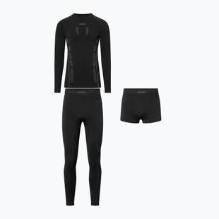 Set intimo termico da uomo Viking Eiger 2.0 black/grey
