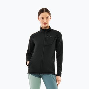 Felpa da trekking donna Viking Admont Full Zip black