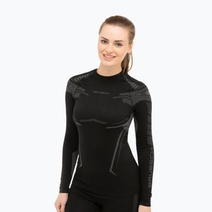 Maglia termica da donna Brubeck Dry nero/grafite