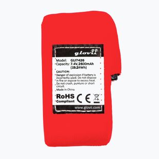 Batteria per felpa e pantaloni riscaldati Glovia GLI7426 rosso