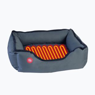 Glovii GPETH grigio letto riscaldato per animali domestici