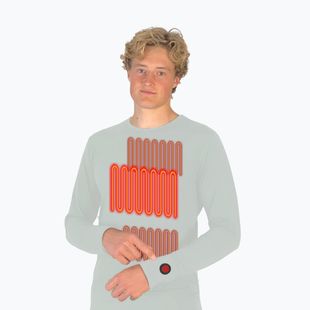 Glovii GJ1G felpa riscaldata grigia