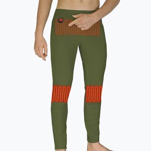 Glovii GP1C pantaloni riscaldati verdi