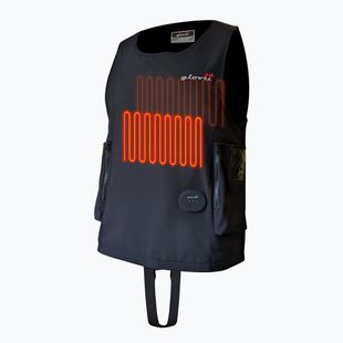 Glovii GMV2 gilet riscaldato in neoprene nero