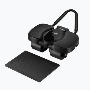Ruota automatica per esercizi addominali con supporto e display HMS KA40 black