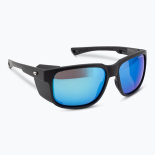 Occhiali da sole GOG Makalu nero opaco/policromatico bianco-blu