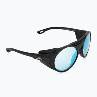 Occhiali da sole GOG Manaslu nero opaco/blu policromatico