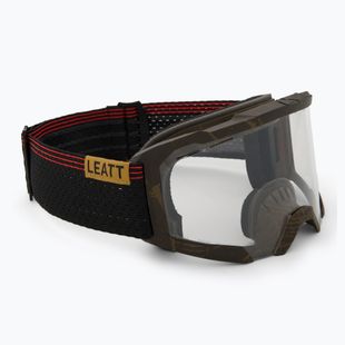 Occhiali da ciclismo Leatt Velocity 4.0 MTB X-Flow timber/clear