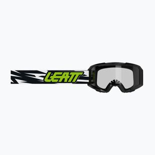Maschera da ciclismo per bambini Leatt Vizion 2.5 Small Black/Neon Yellow