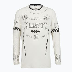 Maglia a manica lunga MTB da uomo Leatt MTB Gravity 3.0 cream white