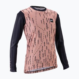 Maglia da ciclismo a maniche lunghe da donna Leatt MTB Trail 3.0 trails pink