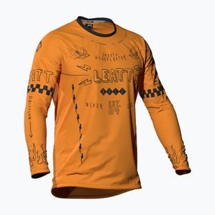 Maglia a maniche lunghe da ciclismo junior Leatt MTB Gravity 3.0 JR lager yellow