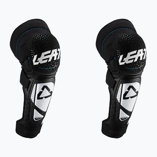 Protezioni Leatt 3DF Hybrid EXT per ginocchio e tibia per bambini, bianco/nero