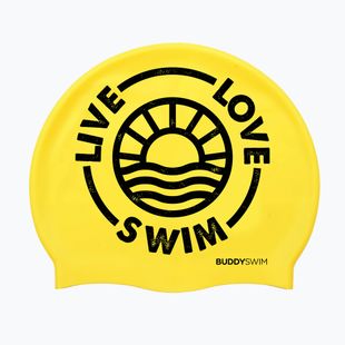BuddySwim LLS2 Cuffia in silicone giallo