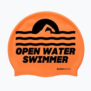 BuddySwim OWS Cuffia in silicone arancione