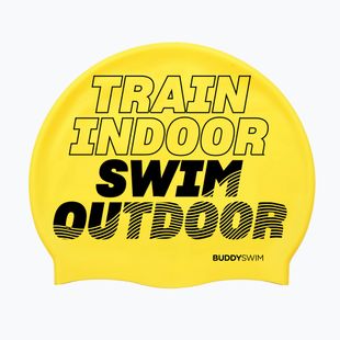 BuddySwim TSO Cuffia in silicone giallo