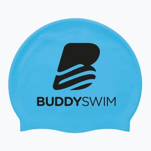 Cuffia da nuoto BuddySwim BLogo Silicone blue