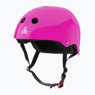 Triple Eight Il casco certificato Sweatsaver rosa lucido